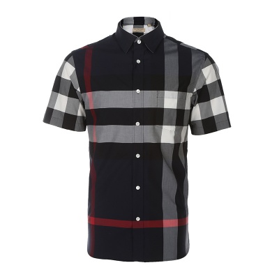 burberry/博柏利 burberry 2019新款 男士短袖衬衫 8007178 navy